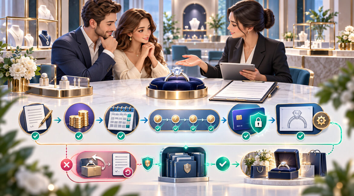 Jewelry store layaway rules and custom order deposit workflow